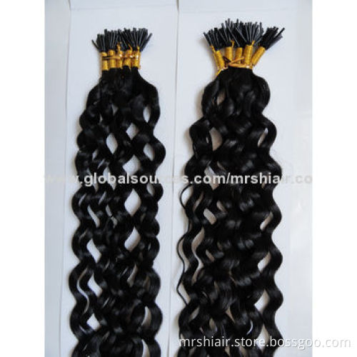 24-Inch Natural Color Natural Wave Stick Hair Extensions